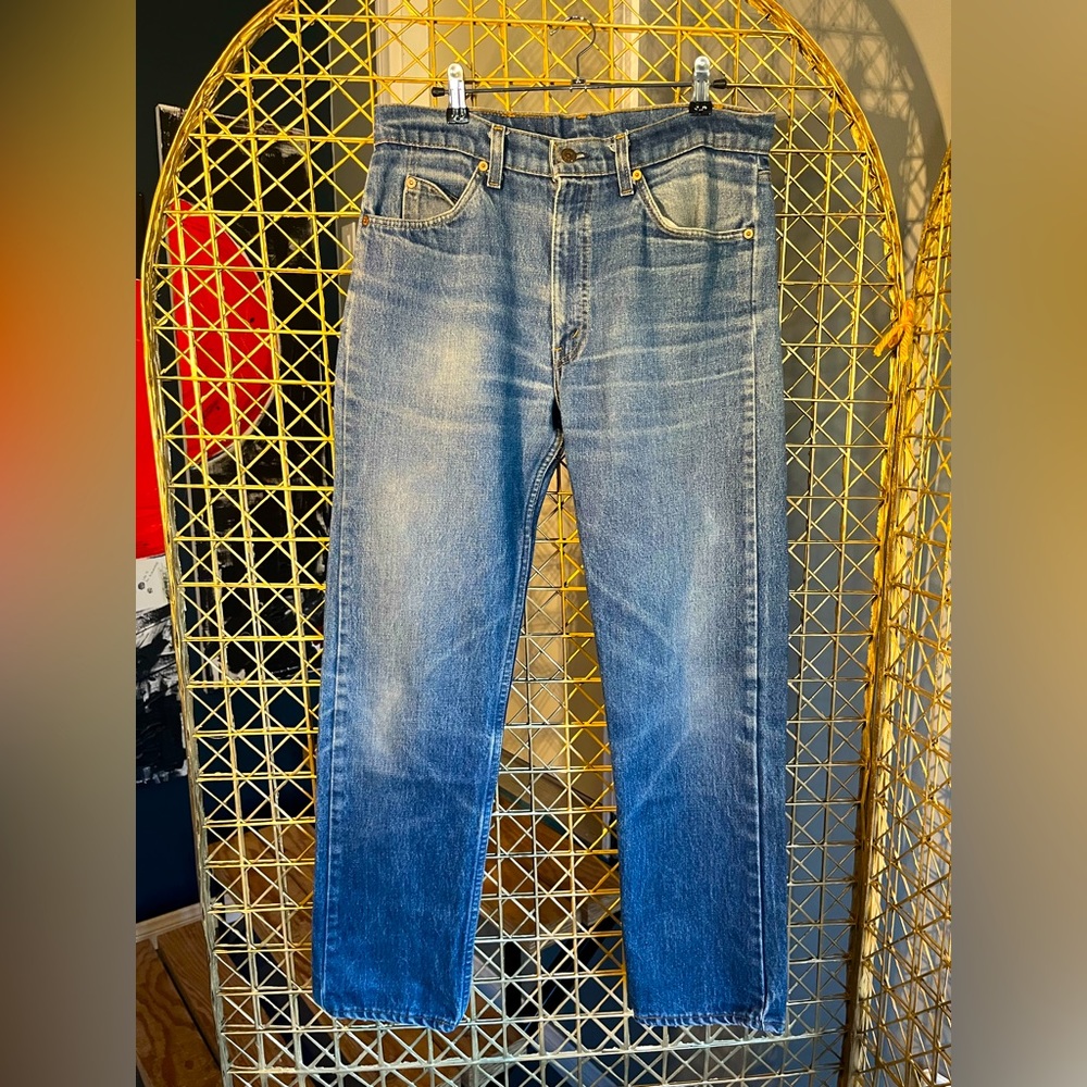 Vintage Levi’s 20505-0217 Orange Tab Jeans
